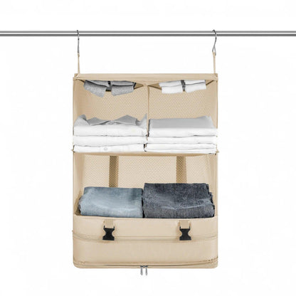 Organizadores de Mala Modern Lar™ com Suporte para Cabideiro /  A Solução para Viagens Sem Estresse!