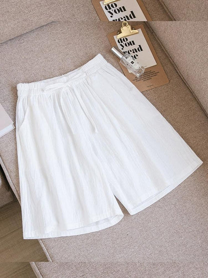 (Promoção Compre 2 e Leve 3) Shorts Veraneio Linho e Algodão: Frescor em Dobro & Estilo Casual!