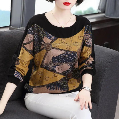 Blusa Luísa™ com Detalhes Abstratos / Sofisticação e Conforto para a Mulher Contemporânea!