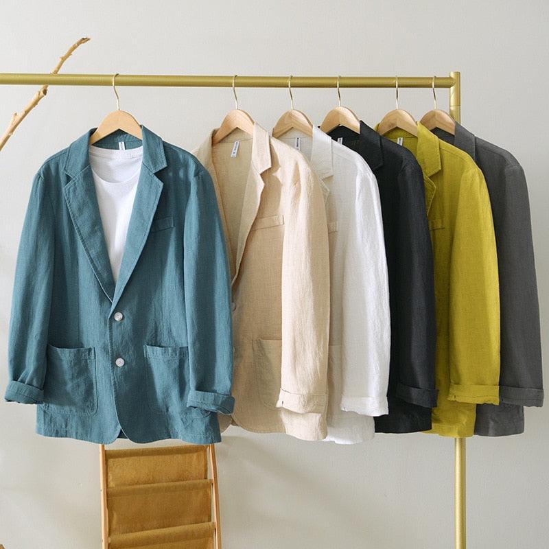 Blazer Masculino em Algodão e Linho - George / Estilo e Conforto se Encontram em Nosso Mais Novo Blazer George!