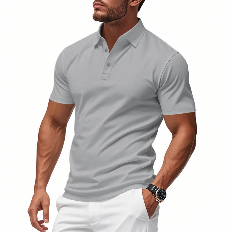 Polo Dalmor™ com Modelagem Slim e Estilo Minimalista