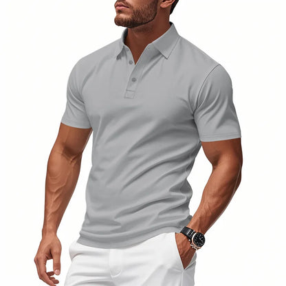 Polo Dalmor™ com Modelagem Slim e Estilo Minimalista