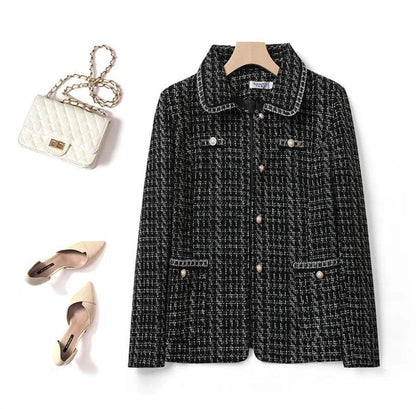 Casaquinho Francês Camille™ Estilo Blazer em Algodão / Sofisticação, Conforto e Elegância para o Inverno 2024!