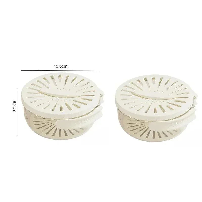 (Compre 1 e Leve 2) Escorredor Modern Lar™ 2 em 1 com Sistema DrenoFlex / Mantenha Seus Alimentos Frescos e Armazenados sem Desperdício!