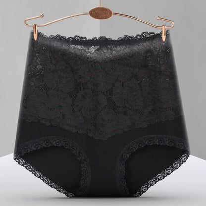 [COMPRE 3 E LEVE 5] Calcinha Angelina™ em Algodão com Renda Floral e Forro Antibacteriano  / Sinta-se Leve, Segura e Ainda Mais Feminina!