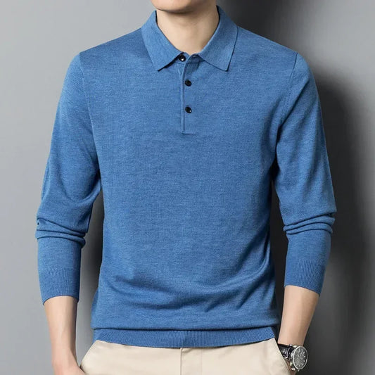 Polo Arthur™ em Malha Nobre com Botões Elegantes / Um Ícone Casual com Toque de Sofisticação