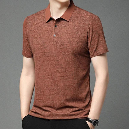 [COMPRE 1 E LEVE 2] Camisa Polo Lorenzo™ em Popelina de Algodão Texturizada / Conforto e Estilo para o Homem Exigente!