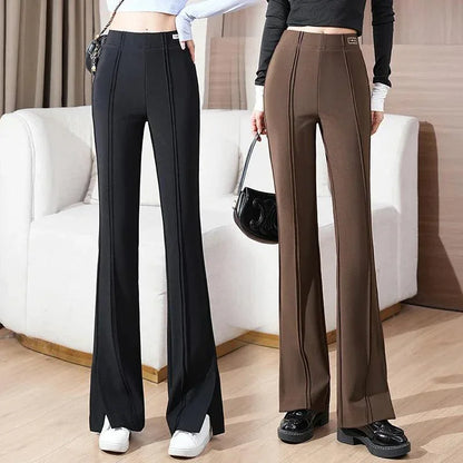 Calça MonaFlare™ Toque Parisiense / Silhueta Clássica com Toque Moderno!