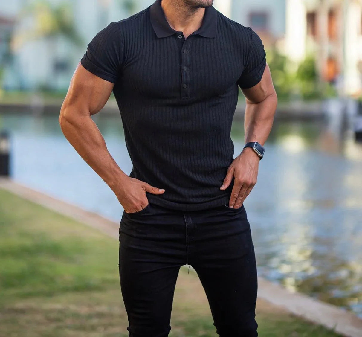 Camiseta Polo Tecido Premium - Polo Prime / Eleve seu estilo com a Camiseta que combina qualidade e elegância!