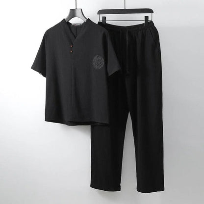 Conjunto Plus Size de Algodão e Linho - Life Plus / Descubra a Perfeita Combinação de Conforto e Sofisticação!