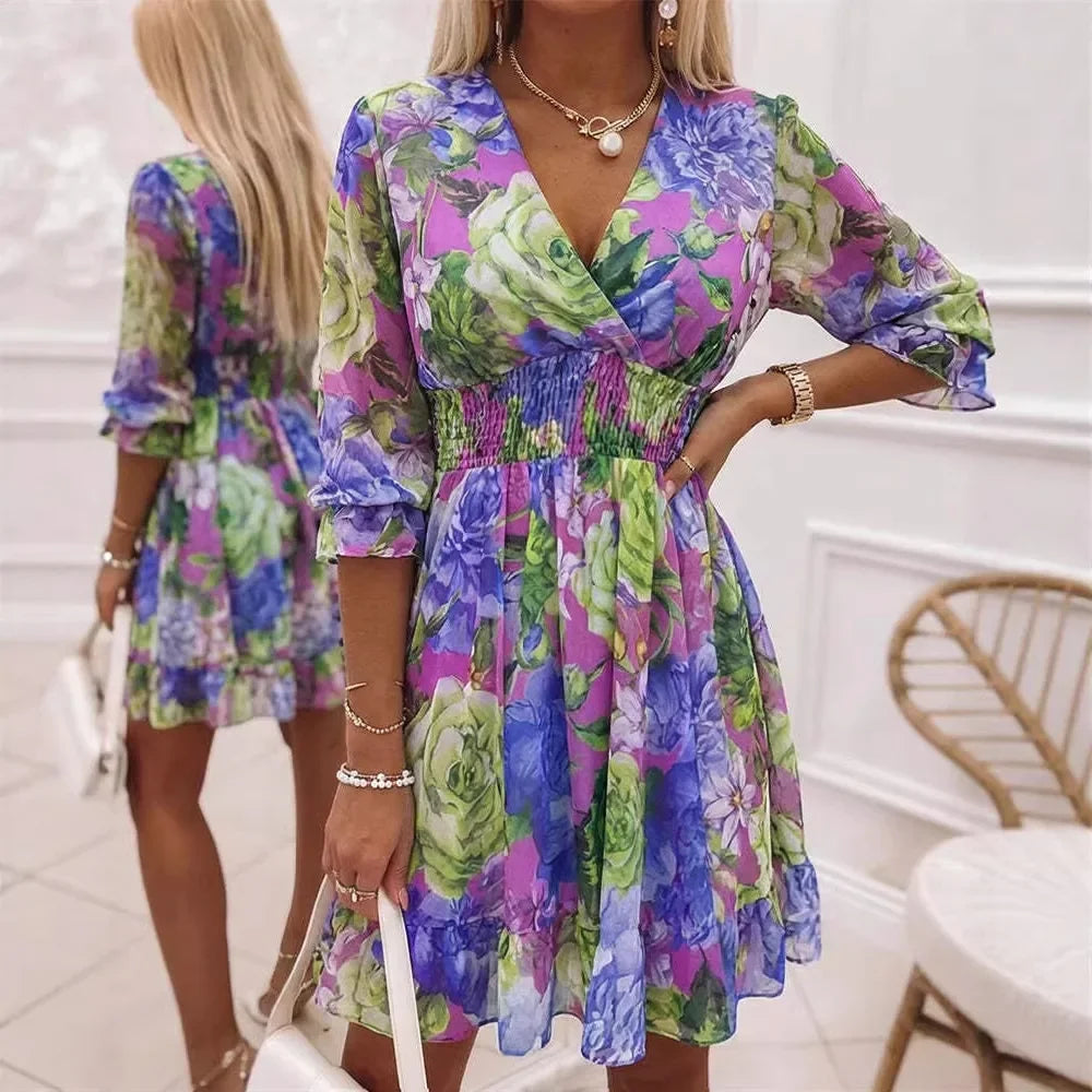 Vestido Florenza™ com Silhueta Valorizada e Leveza Sofisticada