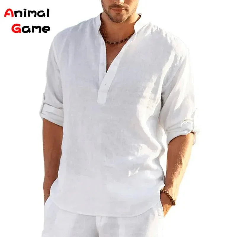 Camisa Em Linho Alto Padrão - Classe A / Toque de Sofisticação Que Seu Guarda Roupas Merece!