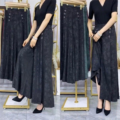 Calça Saia Madame™ em Seda Gelo / A Campeã em Leveza & Elegância!