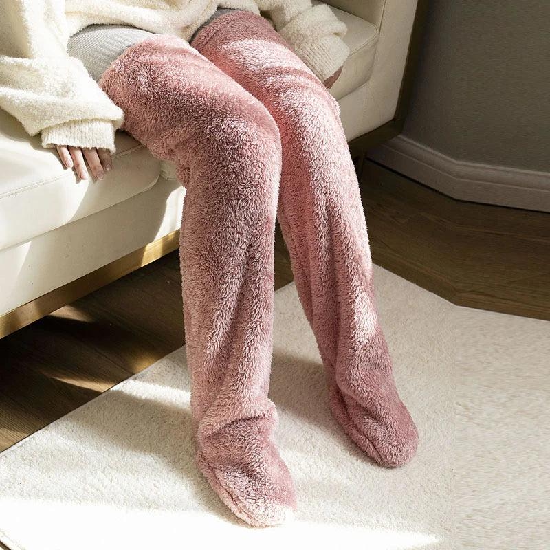 [COMPRE 2 E LEVE 3] Meias Longas Veloura™ em Tecido Felpudo Estilo Pantufa Ultra Macias