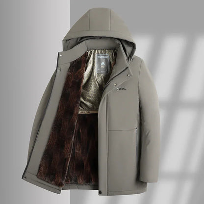 Casaco Alaska Prime™ com Forro Térmico e Design Impermeável / Estilo e Proteção em Dias de Frio Intenso!