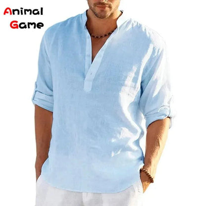 Camisa Em Linho Alto Padrão - Classe A / Toque de Sofisticação Que Seu Guarda Roupas Merece!
