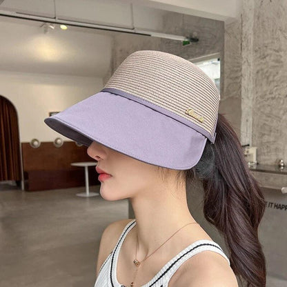 (Promoção Compre 1 Leve 2) Boné Estilo Sombreiro Soleil Charme™ - Seu Toque Elegante para Dias Ensolarados de Primavera e Verão!