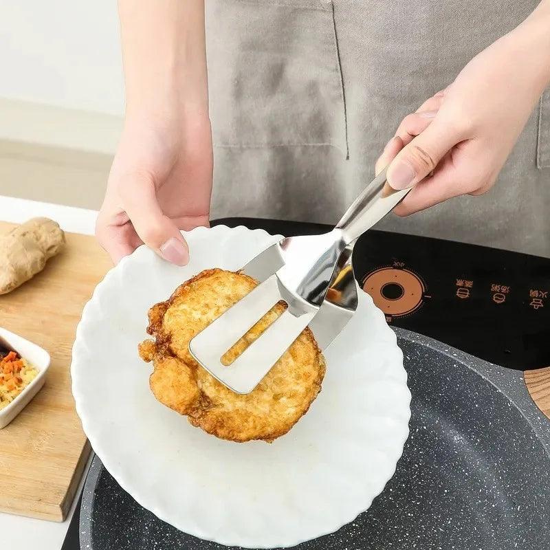 ( Compre 1 e Leve 2) Espátula Multiuso UniChef™ em Aço Inoxidável / A Versatilidade que Eleva Cada Receita!
