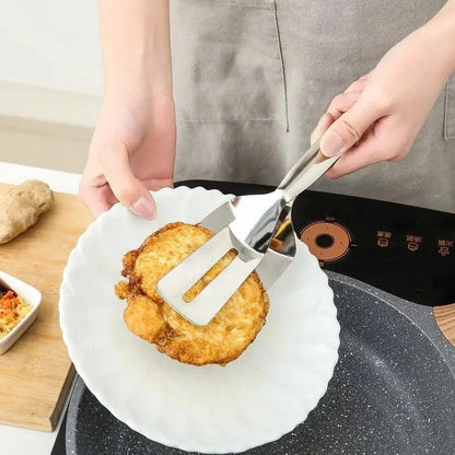 ( Compre 1 e Leve 2) Espátula Multiuso UniChef™ em Aço Inoxidável / A Versatilidade que Eleva Cada Receita!