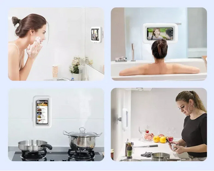 Suporte De Celular 360° Impermeável Modern House™ / Rotação Completa com Proteção Máxima para o Seu Smartphone!