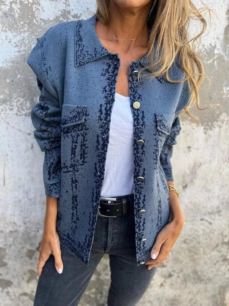 Camisa Blazer Chizê™ com Acabamento Texturizado / Casualidade e Sofisticação para Todos os Momentos!