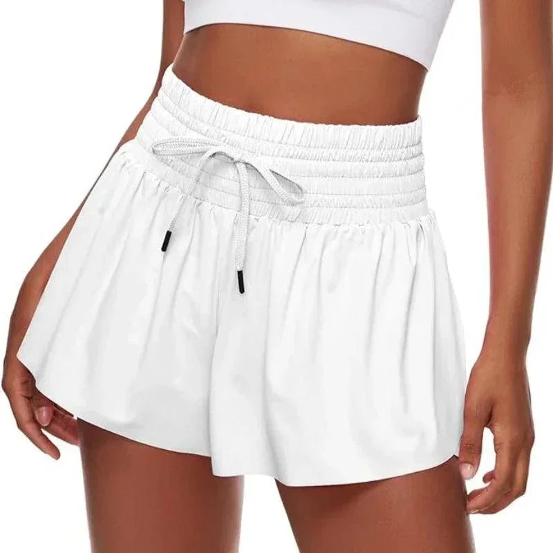 (Compre 1 e Leve 2)  Shorts BellaFit™ com Saia, Cós Alto Elástico e Bolso Funcional