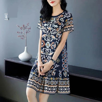 Vestido Esther™ Estilo Boêmio / Caimento Leve e Estilo Despojado para o seu Dia a Dia!