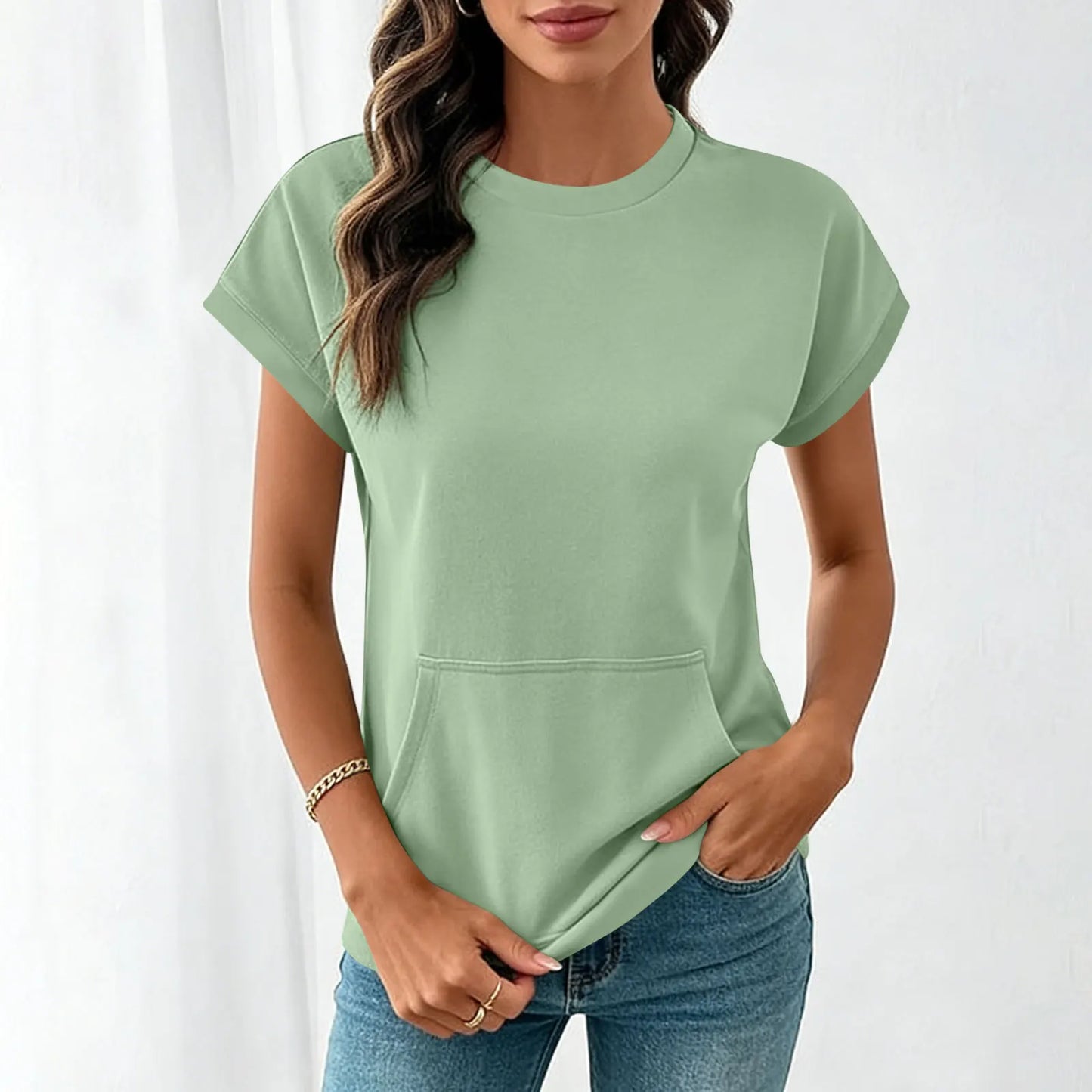 Camiseta Elara™ Com Caimento Leve e Visual Minimalista