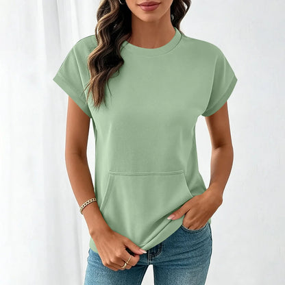 Camiseta Elara™ Com Caimento Leve e Visual Minimalista