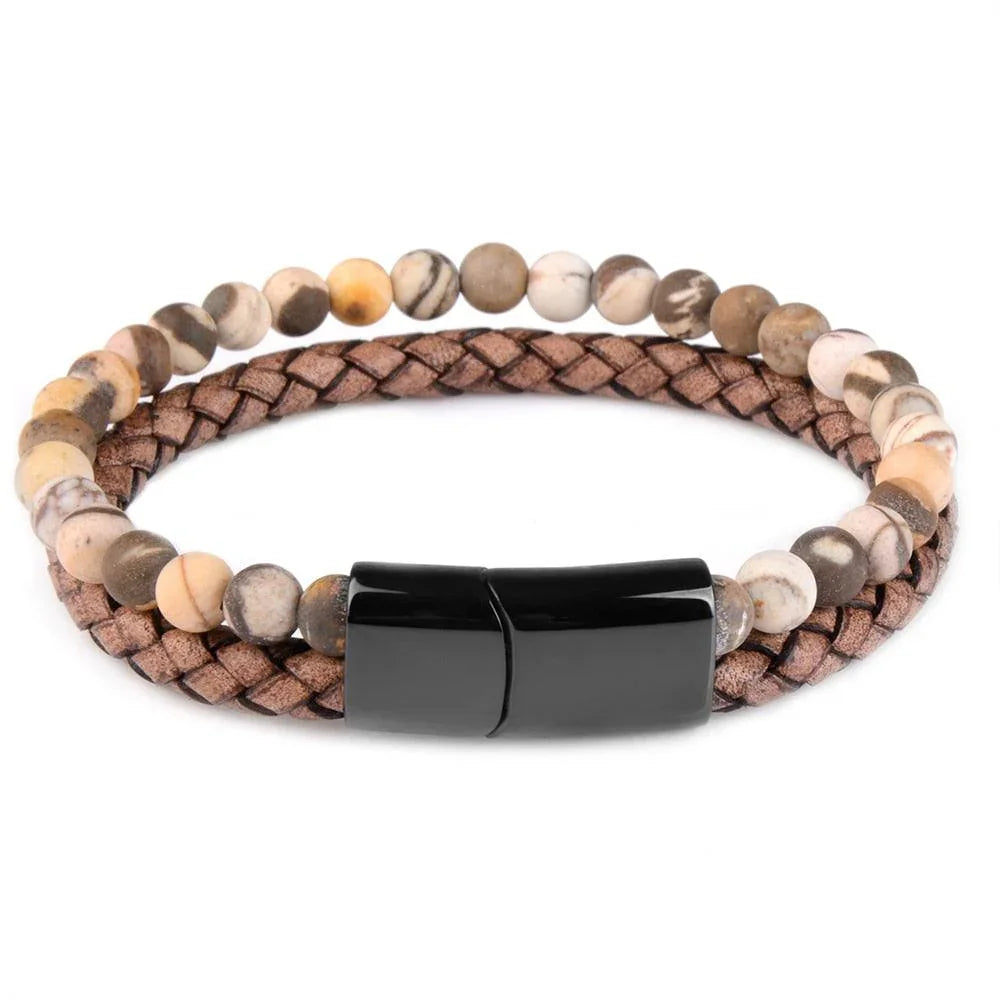 Bracelete Em Pedra Natural