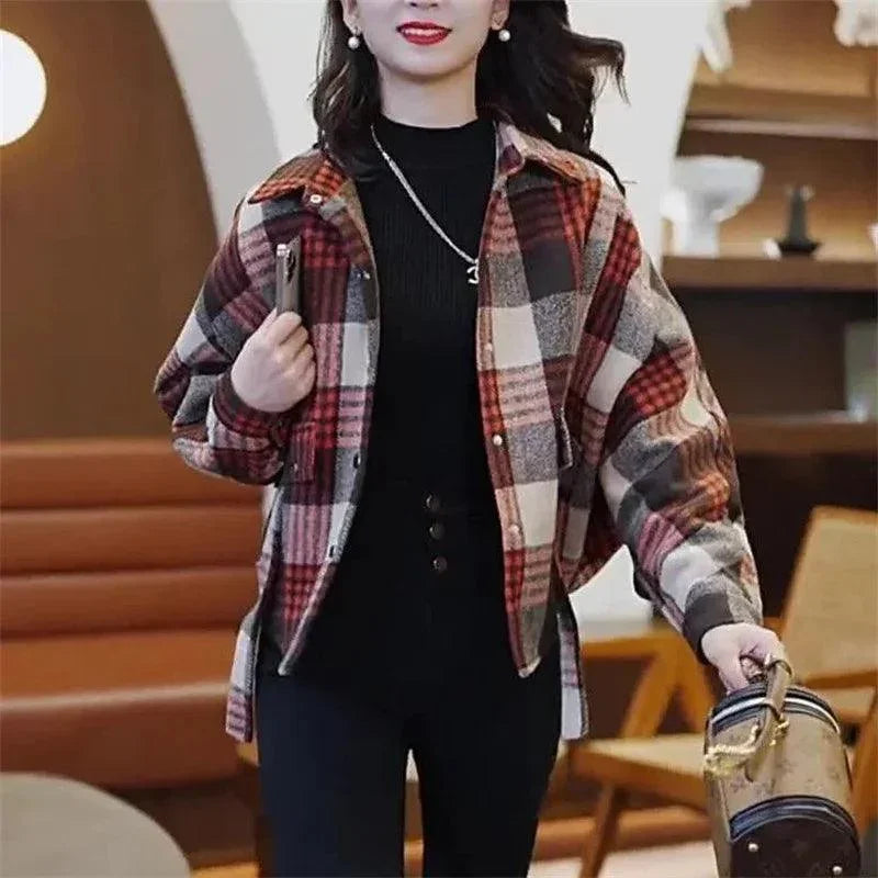 Casaco Dakota™ com Forro em Veludo e Mangas Morcego / Para um Look Despojado e ao mesmo tempo Confortável!