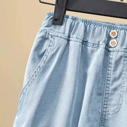 Shorts Jeans Stefan™ Super Soltinho / O Conforto e Frescor que Toda Mulher Merece!