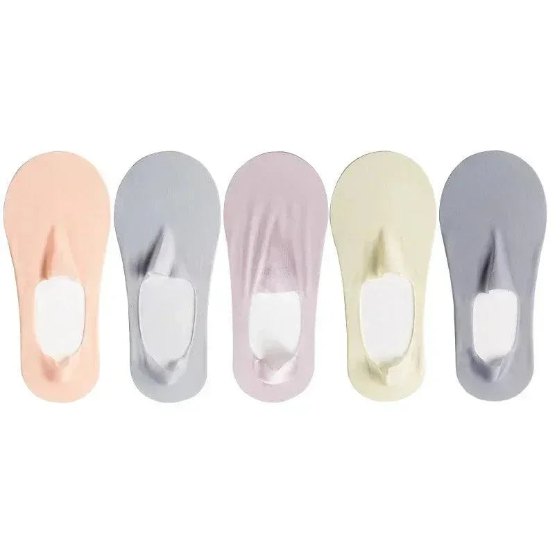 [COMPRE 5 E GANHE MAIS 5 PARES] Meias Invisíveis Super Respiráveis Conforto Perfeito™ / Sem Machucar, Sem Transpirar, Sem Escorregar!