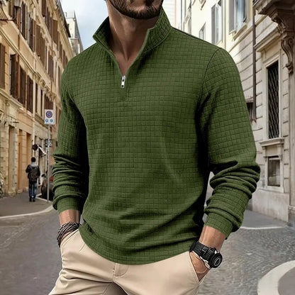 Suéter Montreall™ com Design Minimalista e Caimento Slim