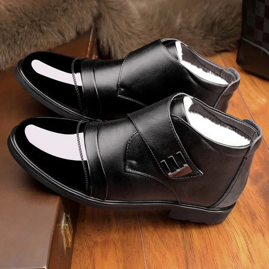 Bota Masculina Norvick™ com Forro Quente e Estrutura Reforçada / Estabilidade, Calor e Sofisticação Casual
