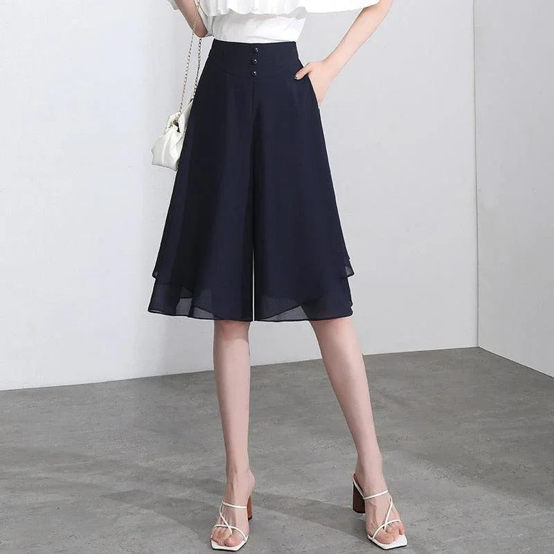 Shorts Nelly™ Super Soltinho com Dupla Camada em Chiffon / Impossível não se apaixonar por essa peça de roupa!