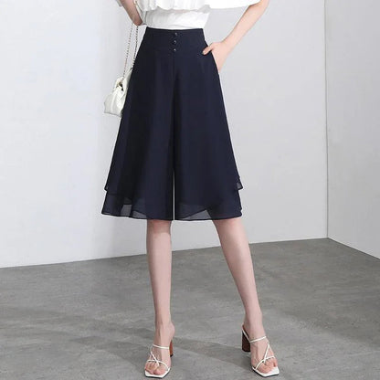 Shorts Nelly™ Super Soltinho com Dupla Camada em Chiffon / Impossível não se apaixonar por essa peça de roupa!