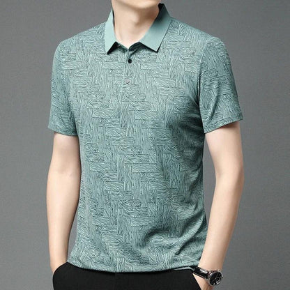 [COMPRE 1 E LEVE 2] Camisa Polo Lorenzo™ em Popelina de Algodão Texturizada / Conforto e Estilo para o Homem Exigente!