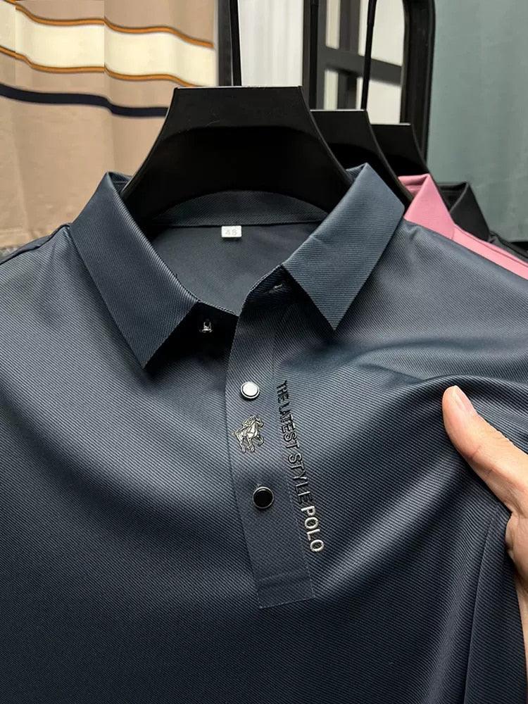 Polo de Alto Padrão GolfStar™  / A Camiseta do Homem que Adora se Vestir com Luxo & Requinte!