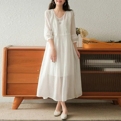 Vestido Nazaré em Voile de Algodão: A Elegância Leve e Refrescante para o Verão!