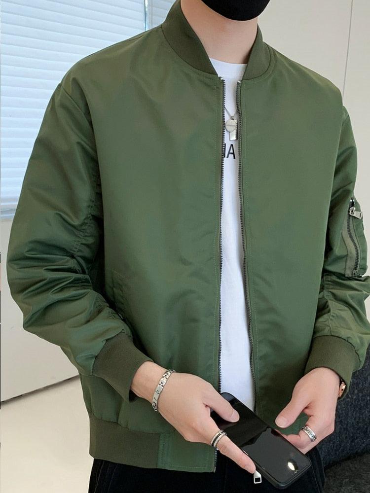 Jaqueta Bomber Classic - Jaqueta da Alto Padrão Estilo Americana