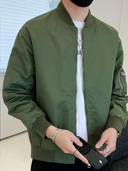 Jaqueta Bomber Classic - Jaqueta da Alto Padrão Estilo Americana