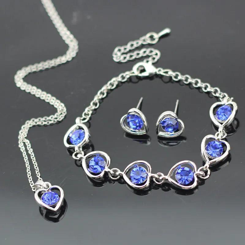 Conjunto Coração do Oceano/ A Escolha Ideal para Revelar sua Elegância e Sofisticação em Qualquer Evento!