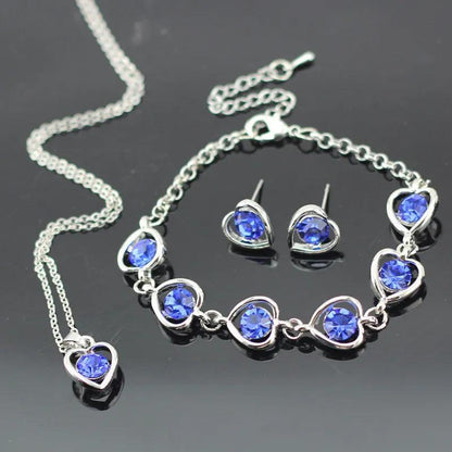 Conjunto Coração do Oceano/ A Escolha Ideal para Revelar sua Elegância e Sofisticação em Qualquer Evento!
