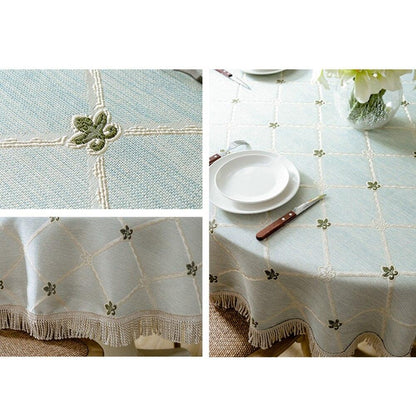Toalha de Mesa Elegance a Prova d'água e Óleo feita em Algodão e Linho