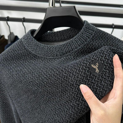 Suéter Borboun ™ Em Tricoline Luxuoso / Um Ícone de Conforto Masculino com Interior Aveludado!