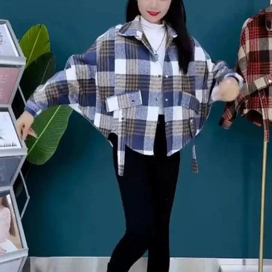 Casaco Dakota™ com Forro em Veludo e Mangas Morcego / Para um Look Despojado e ao mesmo tempo Confortável!