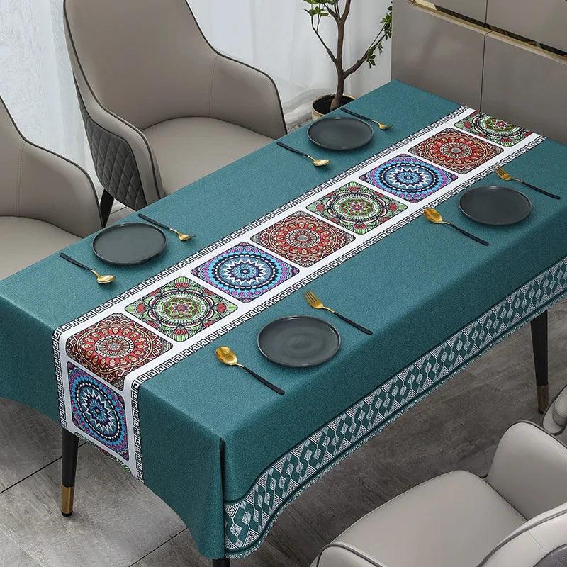Toalha de Mesa Califórnia™ Decor / Beleza e Proteção Impermeável para o seu Lar!