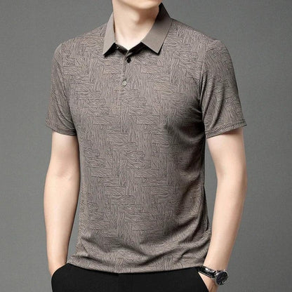 [COMPRE 1 E LEVE 2] Camisa Polo Lorenzo™ em Popelina de Algodão Texturizada / Conforto e Estilo para o Homem Exigente!