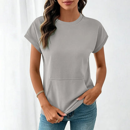 Camiseta Elara™ Com Caimento Leve e Visual Minimalista